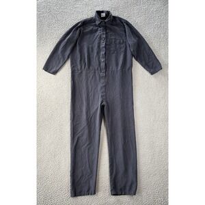 Baserange Hujui Jumpsuit Womens Small Faded Black Romper Utility